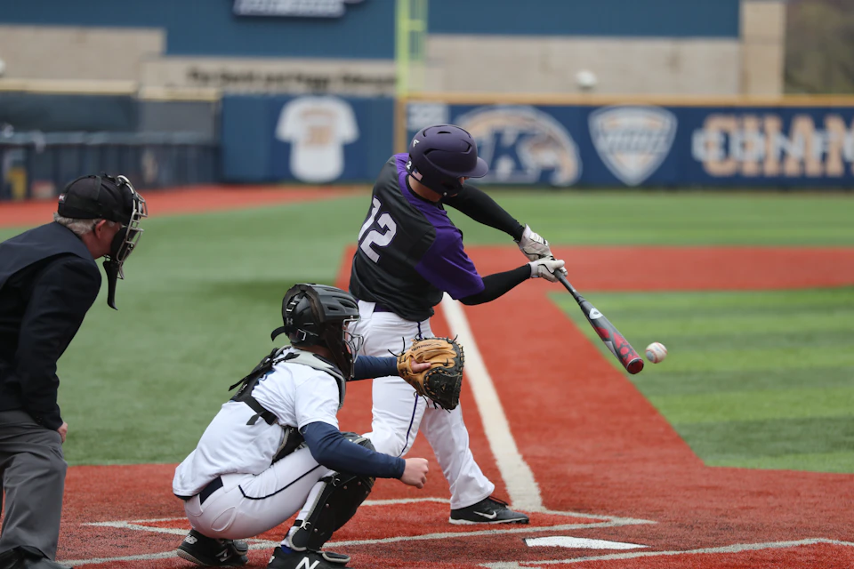 Adults playing baseball in a recreational league